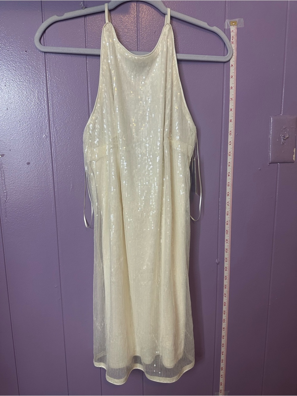 a new day Ivory Sequin Slip Dress - Picture 2 of 9